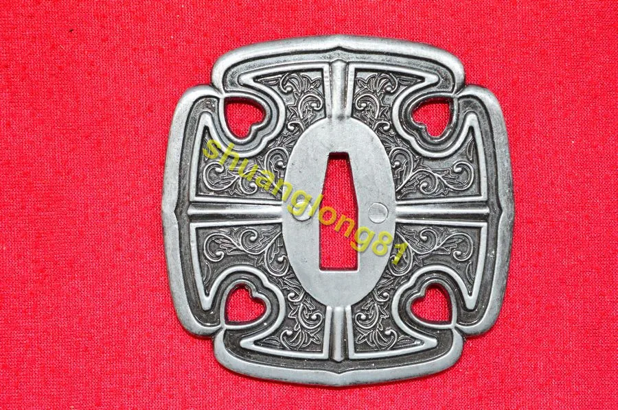 Strong New HandMade Japan Japanese Alloy Guard Tsuba For Samurai Katana Sword Knife Guard Wakizashi