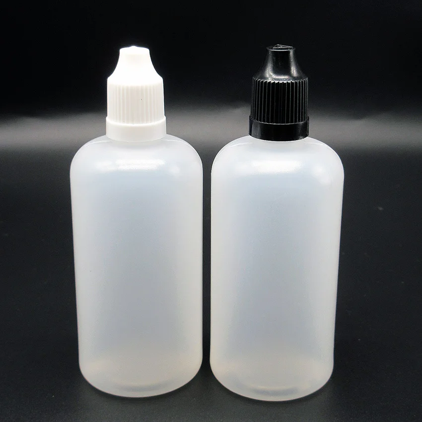 

10pcs 100ml Dropper Plastic Nozzle Bottle ,Liquid Bottle with cap and Long Thin tip,Squeeze PE Tube Use to Ejuice,Stamp oil