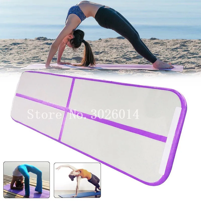 Inflatable Gymnastics Air Track Tumbling Mat Gym Mat Exercise Mat Air Tumbling Floor Mats Home,Training, Backyard