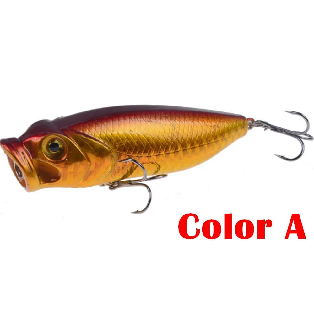 1PCS Big Popper Fishing Lure 8cm 15g Isca Artificial Hard Bait Crankbait Wobblers Floating Plastic Fish Swimming Carp Pike