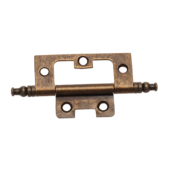 Antique Bronze Flush Hinge With Finial, Flap Hinge, Corner Hinge Door Hardware