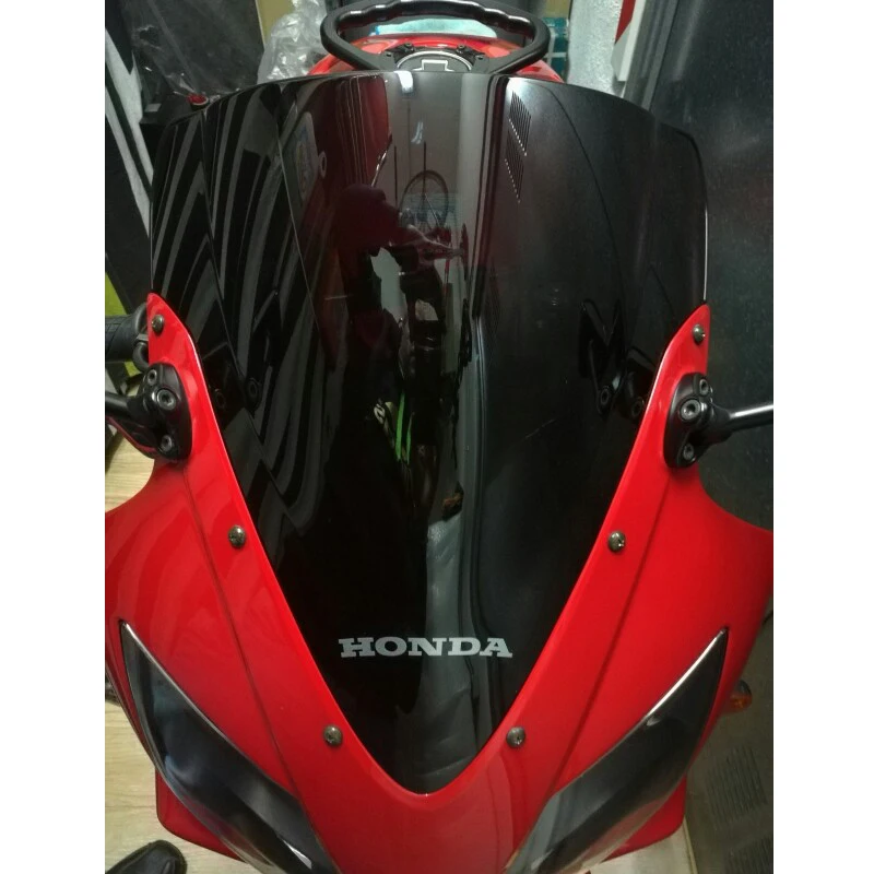 Motorcycle Double Bubble Windshield WindScreen Screen For 2001 2002 2003 2004 2005 2006 Honda CBR600F CBR600F4i CBR 600 F4i 600F