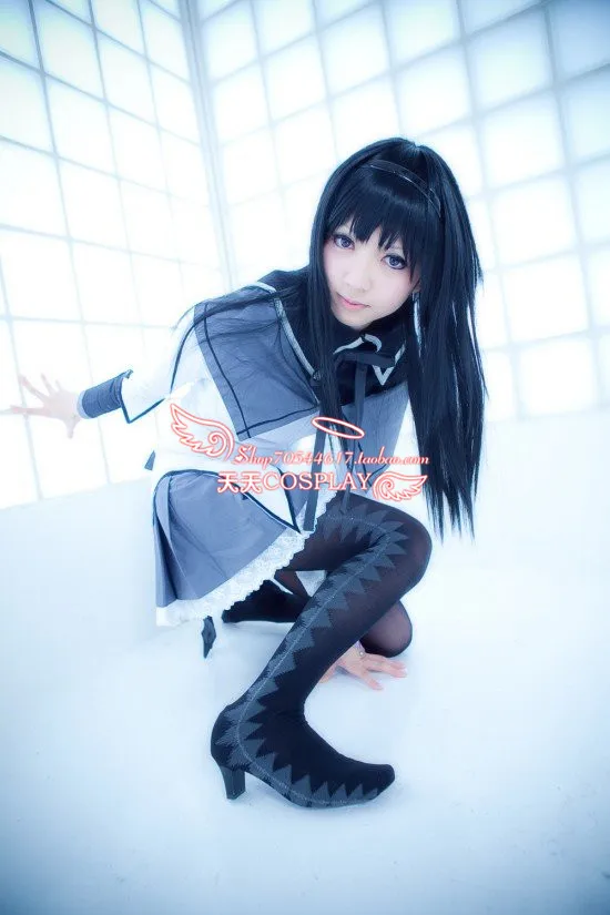 Puella Magi Madoka Magica Akemi Homura Cosplay Costume Custom Any Size 11