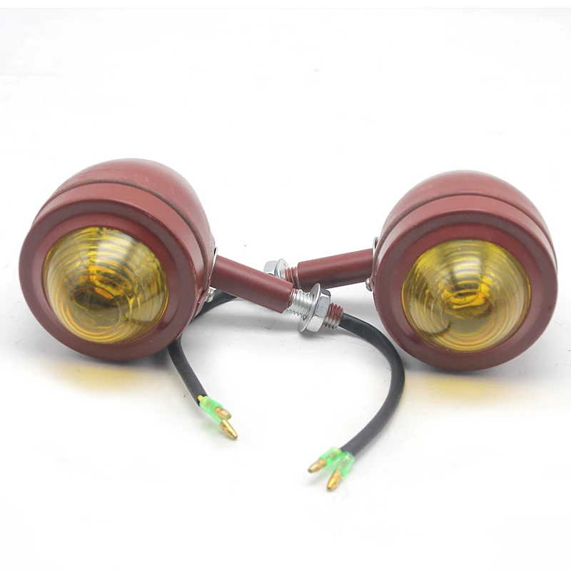 Ural CJ-K750 M72 Paint color retro type turn signal light 1 pair case for BMW R50 R1 R12 R 71 R 75