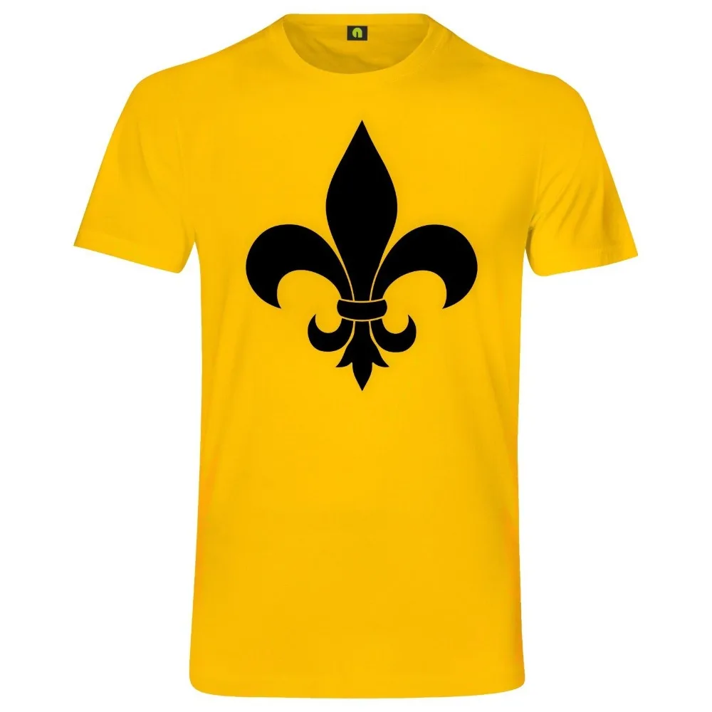 Fleur De Lys T-Shirt | Lis | Flower | Blume | Lily | Leben New Summer Style Men Short Sleeve Causal Printed Tee Shirt