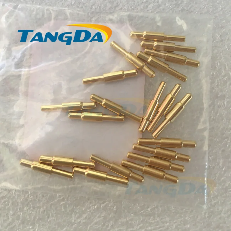 

Tangda pogopin D 3.1*18mm Connectors Spring charging thimble Conducting probe Performance needle Gold-plated A.