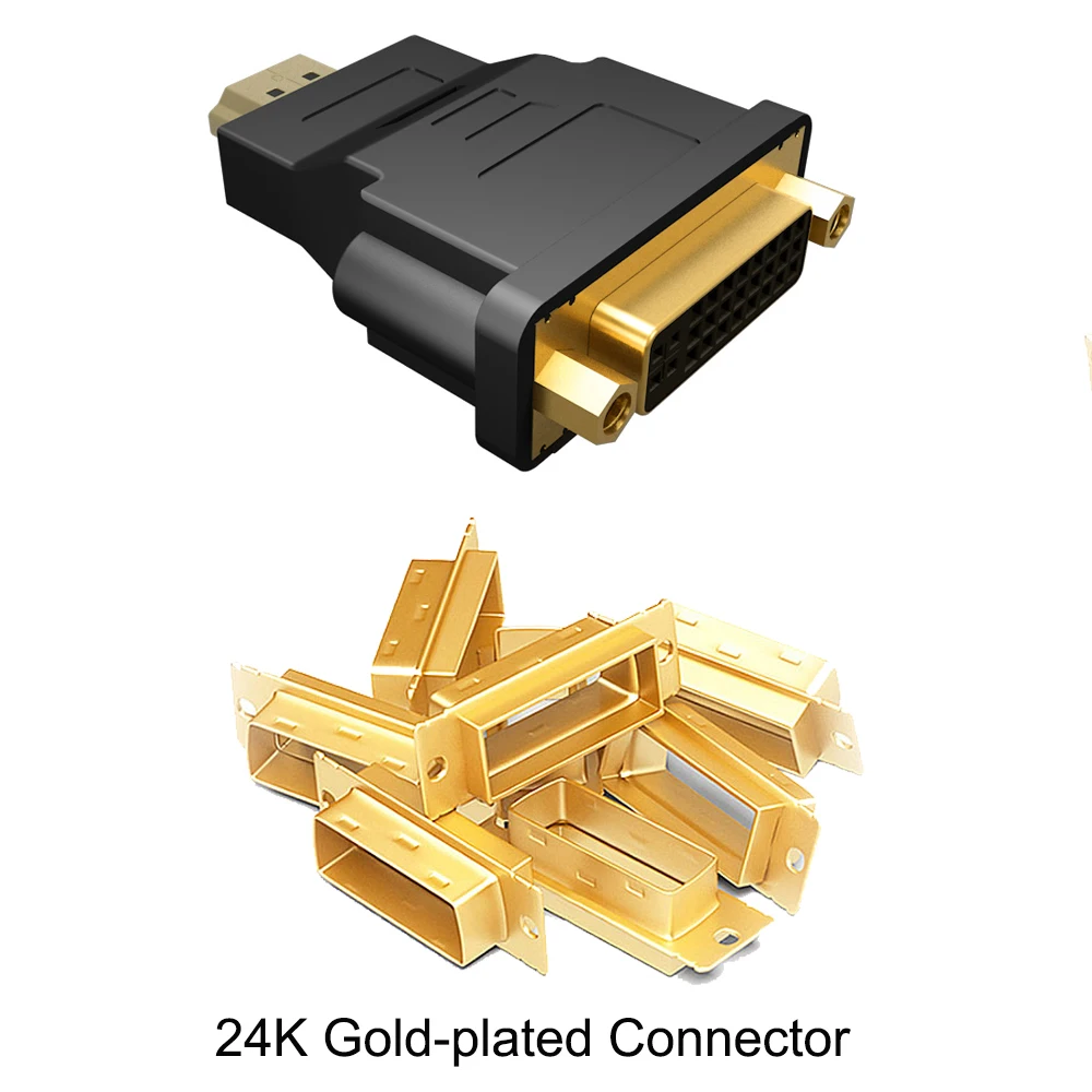 PCER Convertitore DVI Femmina a maschio di HDMI 1920*1080P Supporto per la Visualizzazione Del Computer Schermo del proiettore tv DVI adattatore HDMI adattatore