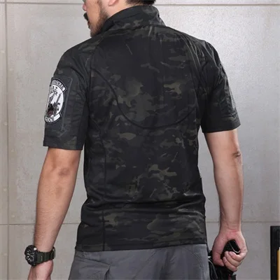 Multicam Tropic Shirt Quickdry  Stand Collar Shirt Outdoor MTP  Shirt  T-shirt