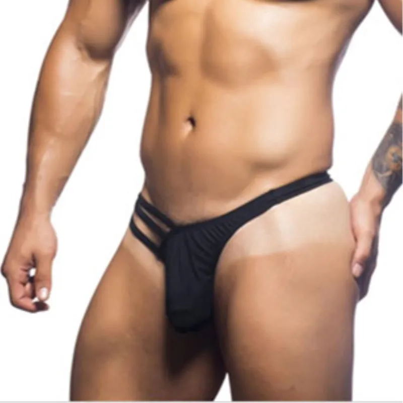 

2018 Men Sexy Translucent Personal Briefs Bikini G-string Thong Jocks Tanga Jockstrap Gay Men Underwear Shorts Exotic T-back