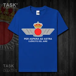 Air Force Kingdom of Spain Espana ESP Short sleeve new Tops t shirt summer Fashion country cotton   Tactical  01