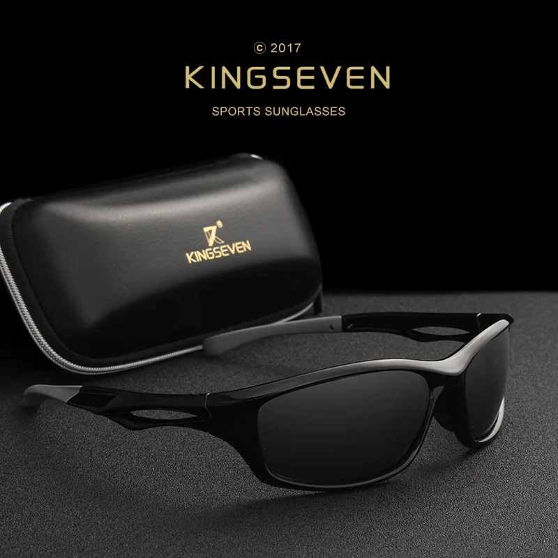 KINGSEVEN-gafas De Sol polarizadas para hombre, lentes De Sol De conducción con visión nocturna, De diseñador De marca
