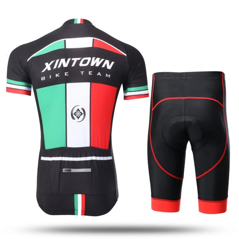 HOT XINTOWN Pro Bike Jerseys Bib Shorts Sets Men Colorful  Riding Bicycle Clothing Suits Cycling Wear Shirts mtb Jersey Shorts