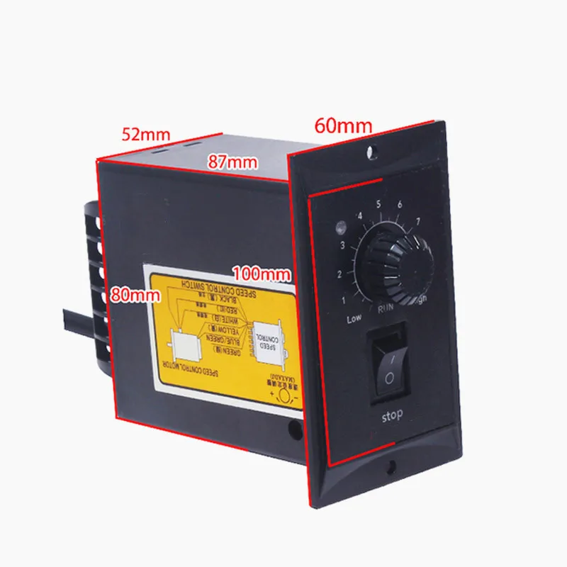 6W 15W 25W 40W 60W ac geared motor speed controllers,220V electric motor speed controller,J15036