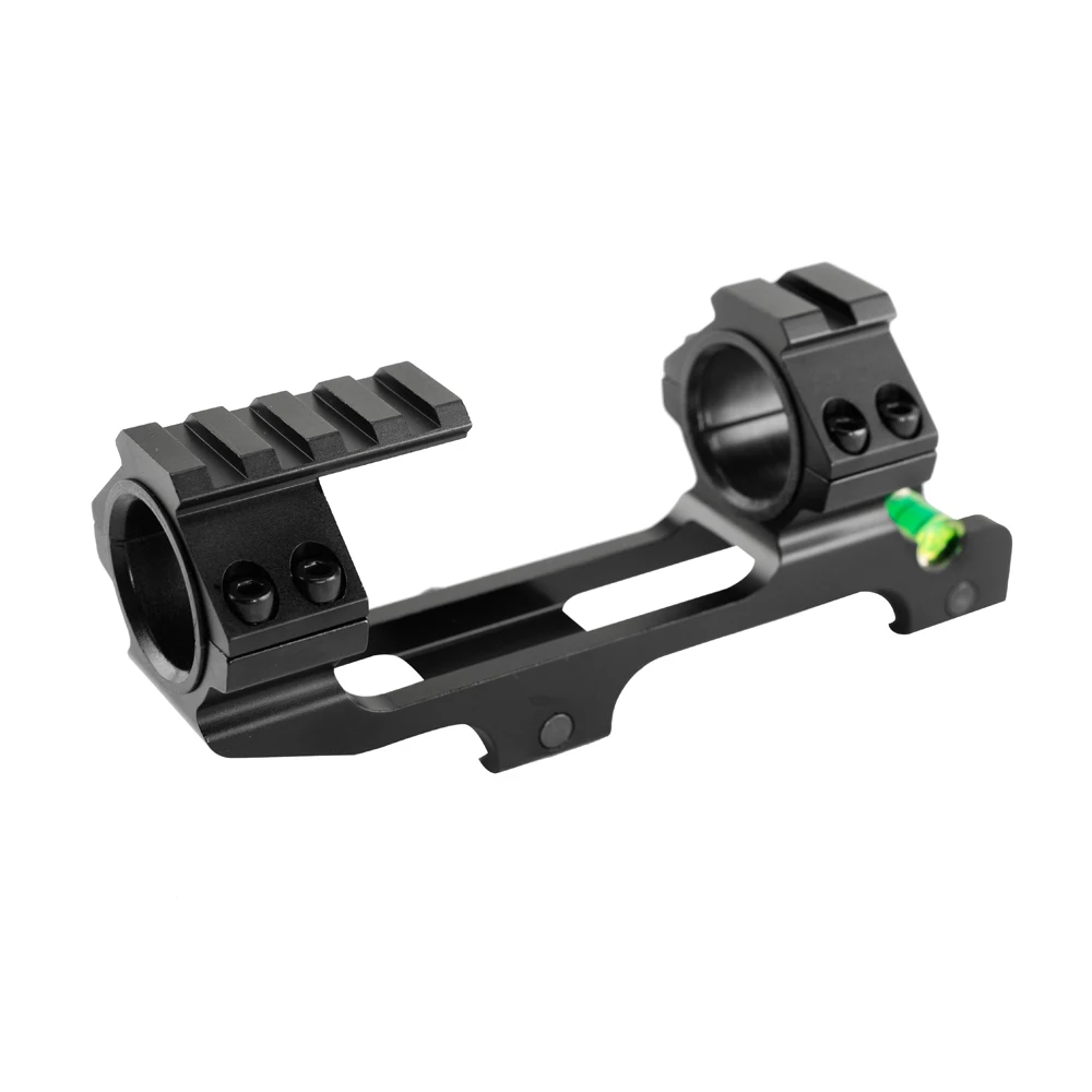 Dual Ring With Spirit Bubble Level Scope Mount Fit 20 mm Picatinny Rail For Tactical Scope 25.4/30mm Rifle Accessories