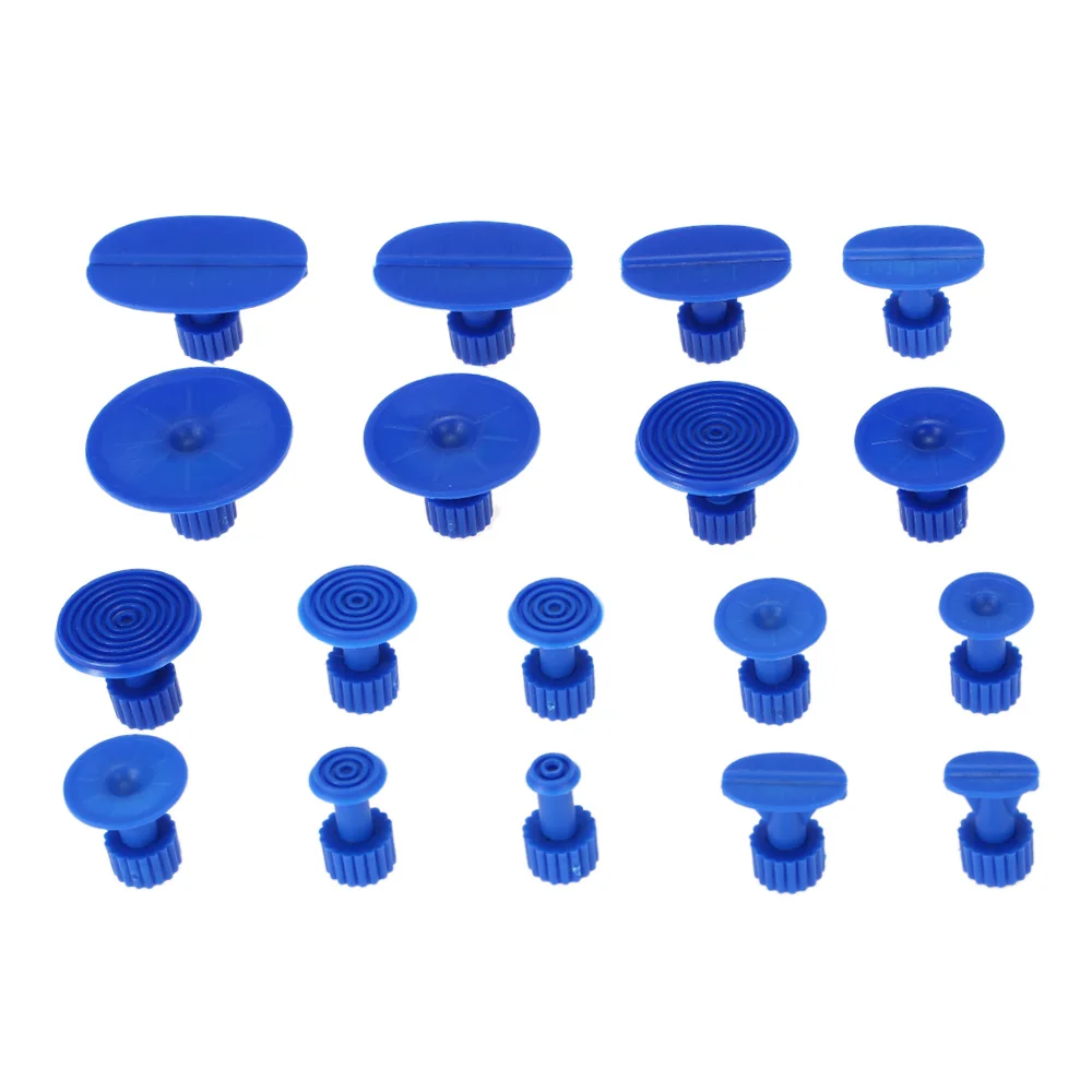 18Pcs Car Dent Removal Tool Dent Repair Kit PDR Glue Puller Tabs Glue Pulling Tabs Auto body Dent Removal Tabs Hand Tool