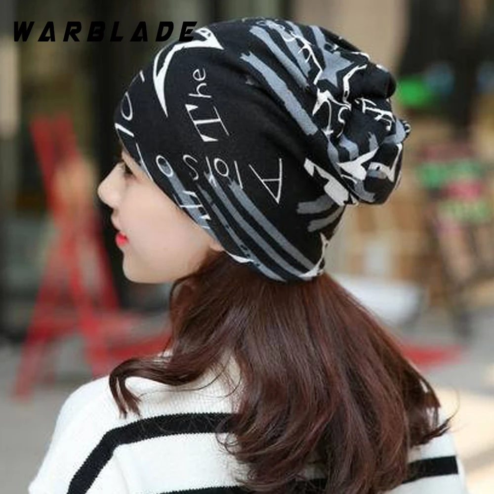 2018 New Simple Fashion Headwear Women\'s hats Female Winter Caps Star hats ladies spring and autumn Hip-hot Skullies Beanies