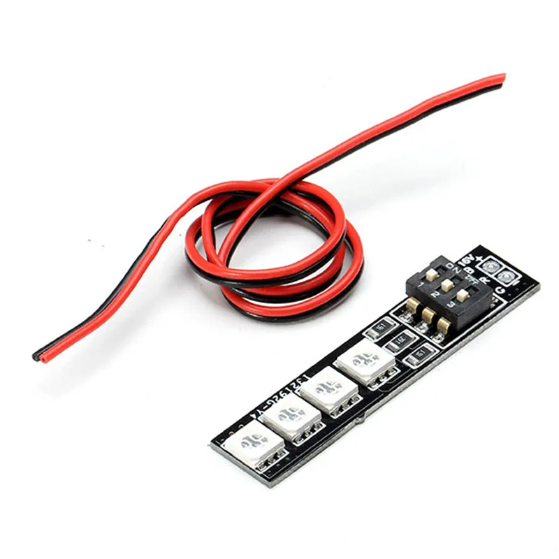 RGB 5050 LED Lamp Panel 16V 4S Lipo 7 Colors Switch For RC Multi-Rotor Drone FPV Racing Helicopter Multi-axis