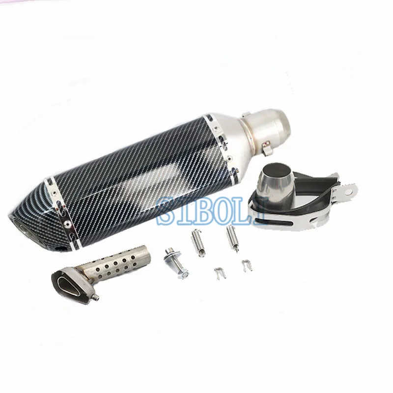 51mm Universal Motorcycle For yoshimura Exhaust Escape Muffle Pipe Dirt Bike Scooter For honda CB600 KTM690 ER6N MT09 MT07 AK179