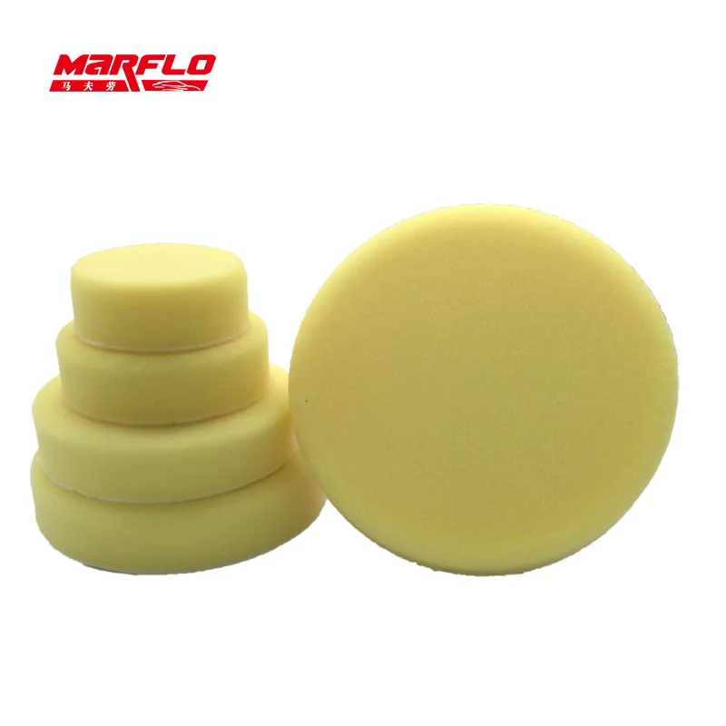 MARFLO Sponge Polishing Pad Dual Action Pad Sponge Buff Polish Pad Heavy Medium Fine Grade 7