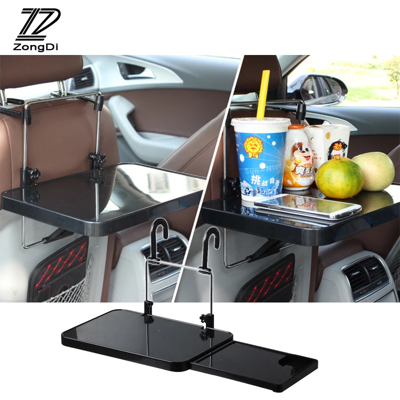 

ZD 1X Car Multifunctional computer stand Tray with drawer For Nissan qashqai tiida Volvo xc90 s60 Lada granta vesta accessories