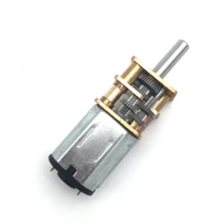 N20 DC 3V Mini Metal Gear Motor Electric Micro Speed Reduction Metal Gear Motor High Torque 3/5/7/10 RPM Gear Reducer Motor
