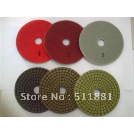 

3 step pads | 4'' 100mm NCCTEC Diamond Wet Polishing Pads| Save your time and money