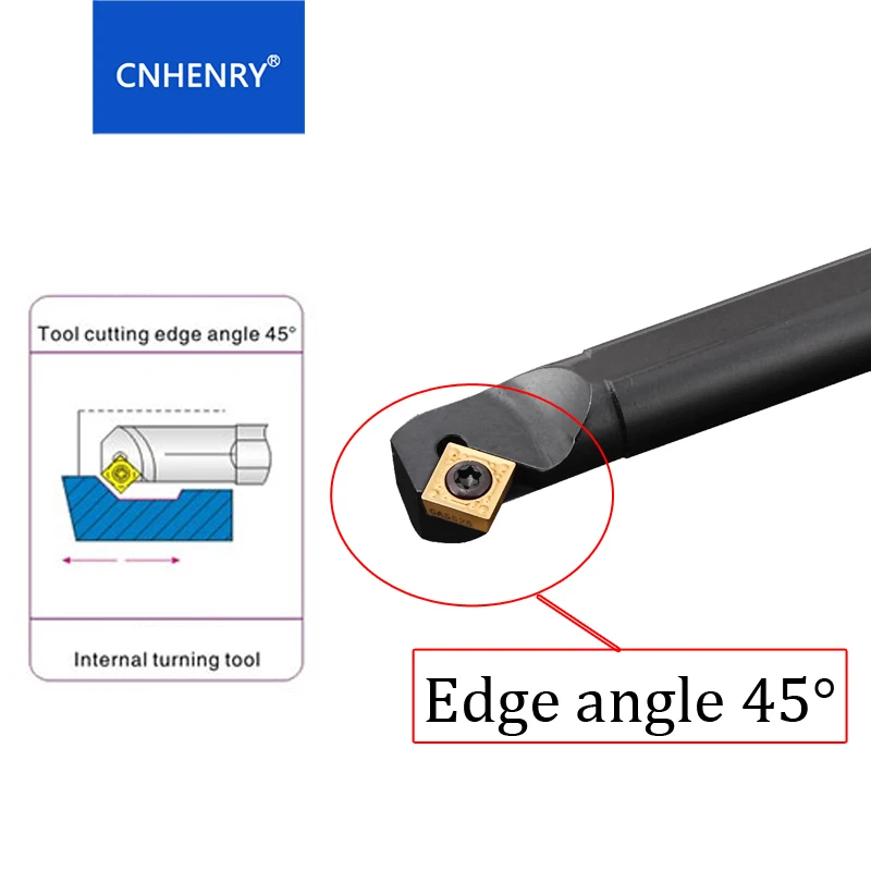 S16Q-SSSCR09 S20R-SSSCR09  45 Degrees CNC Lathe Turning Tool Lathe Cutter Boring Bar Interenal Holder For SCMT09T304