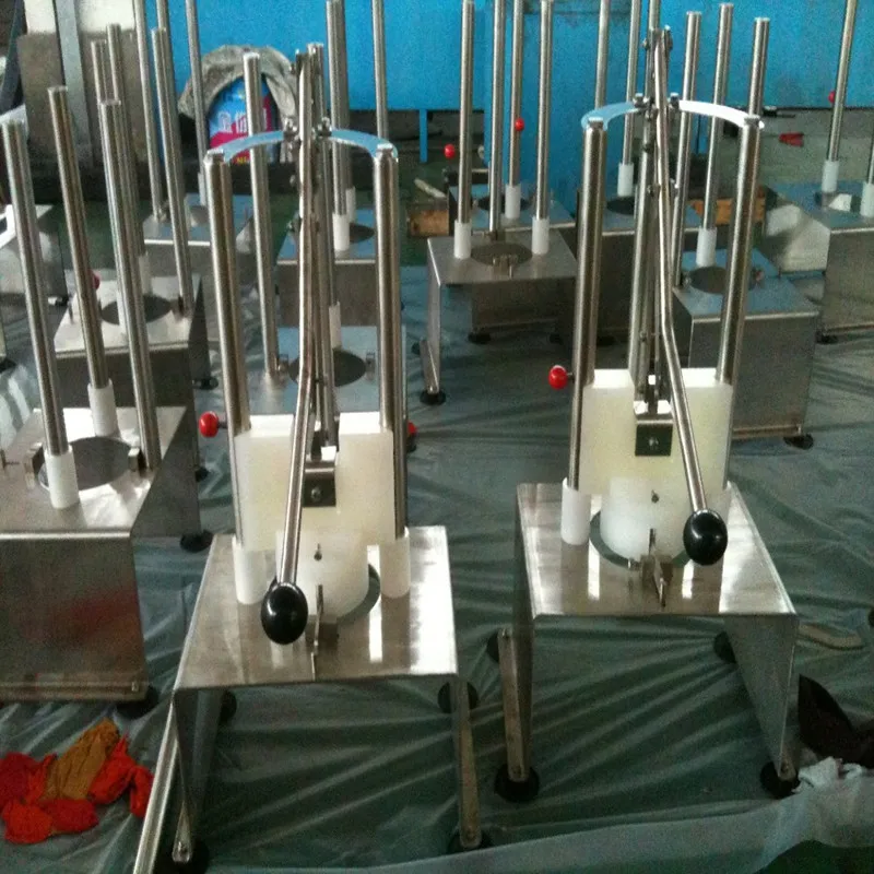 สแตนเลสสับปะรดปอกเปลือกคว้านเครื่องสับปะรดปอกผิวและcorer ZF