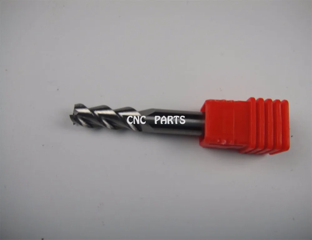 Brocas de corte de aluminio, herramientas de fresado cnc, materiales de carburo, 3 flautas, 6x4x18mm