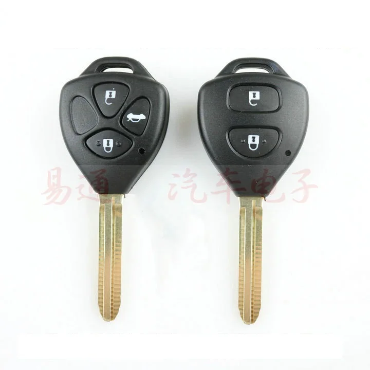 Remote Control Key for Toyota Camry Reiz Corolla RAV4 car key scale shearing teeth blank