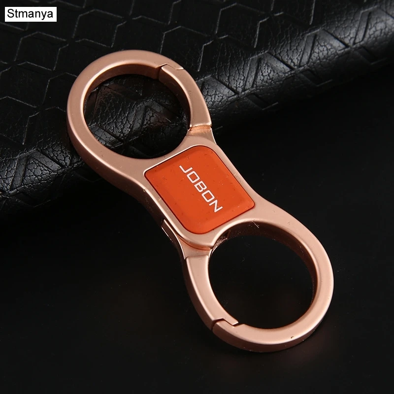 

New Top Car Key Chain Men Women Brand Waist hanging Key Holder Car Key Ring Metal Keychain Business Gift Jewelry K1155