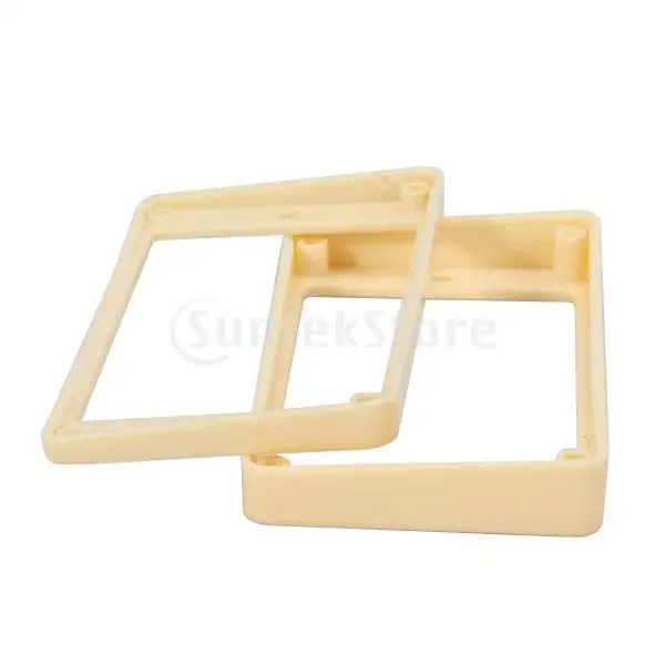 New Cream Curved Humbucker Pickups Frames Mounting Rings Guitar Mounting Rings for LP Electric Guitar