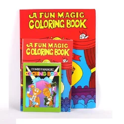 Free Shipping Large Size Funny Coloring Book Comedy Magic Books Close-up Street Magic Tricks Grimoire Spellbook Child Puzzle Toy