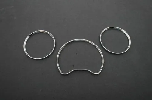 Auto Exterior Accessories Chrome Dash Board Gauge Ring Set for Mercedes Benz W210 95-99 E Class