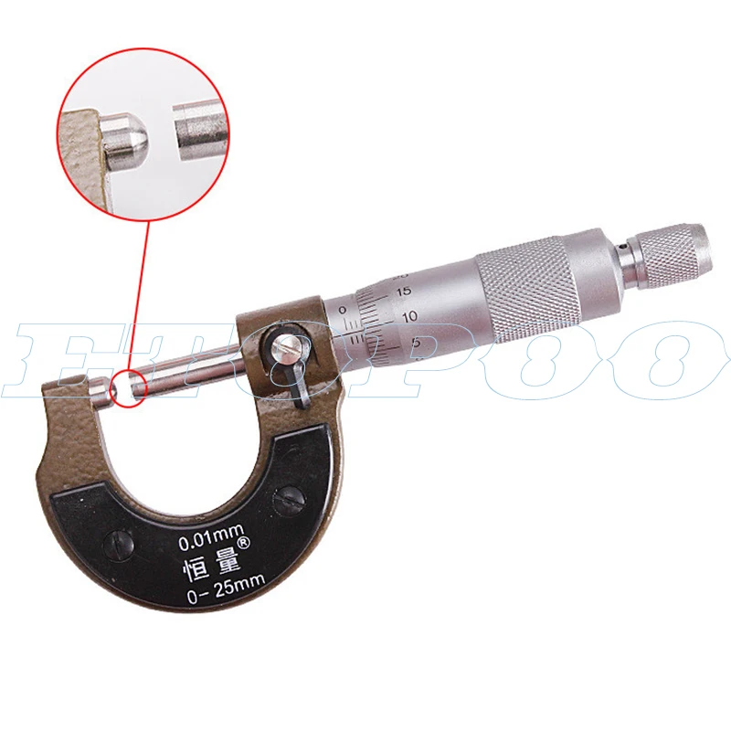 ball head Tube Micrometers 0-25mm/0.01mm Gauge Micrometer For Measuring Thicknes Of Pipes Tubes Vernier Caliper Measuring tool