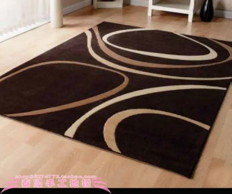 Fashion handmade carpet coffee table carpet living room carpet fashion coffee stripe carpet