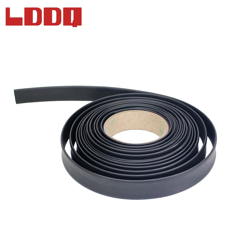 LDDQ 10m Black heat shrink tube 3:1 adhesive with glue Dia 39mm Wire wrap Cable sleeving gaine thermo Heating shrinkable tubing