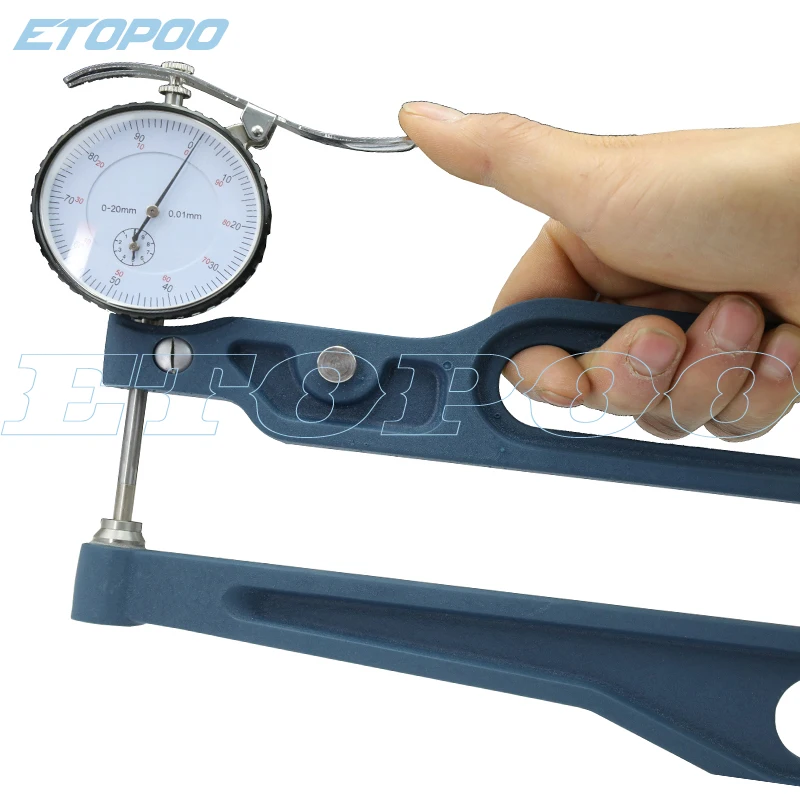 0-10mm/20mmx270mm Dial Thickness Gauge large thickness meter throat range 270mm thickness tester