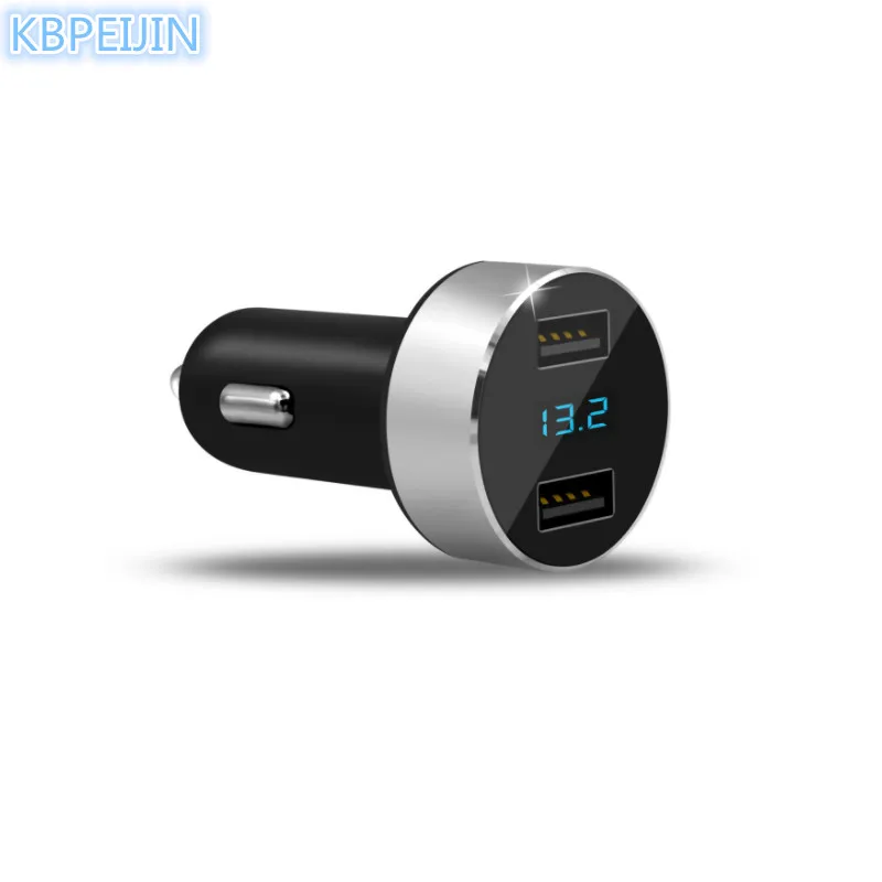 

Car styling Smart Car Charger Digital Display Dual USB Phone Charger for DAIHATSU terios sirion yrv charade feroza accessories