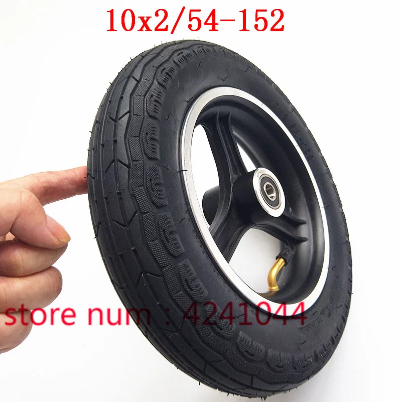 10 x 2/54-152 Tire and rims hub combo,for Kid Schwinn Tricycle,baby stroller,Electric scooter,Wheelbarrow 10x2 tyre wheel