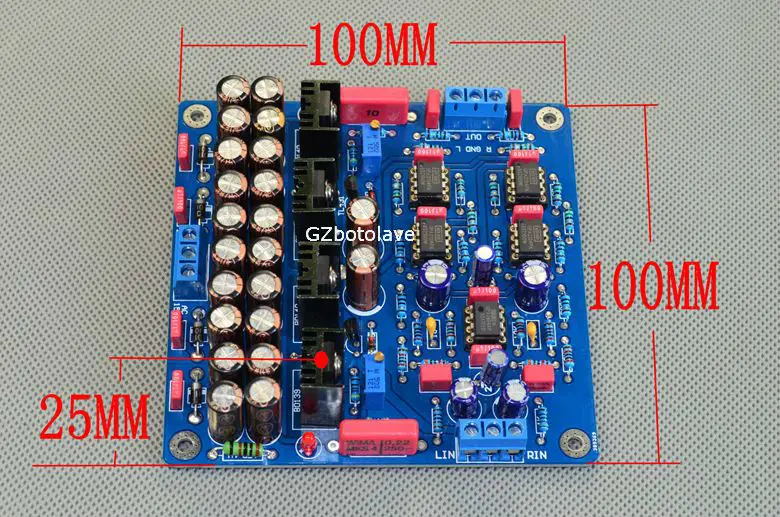 

Free ship Standard Edition N5 preamp finished board class a power HIFI Preamp