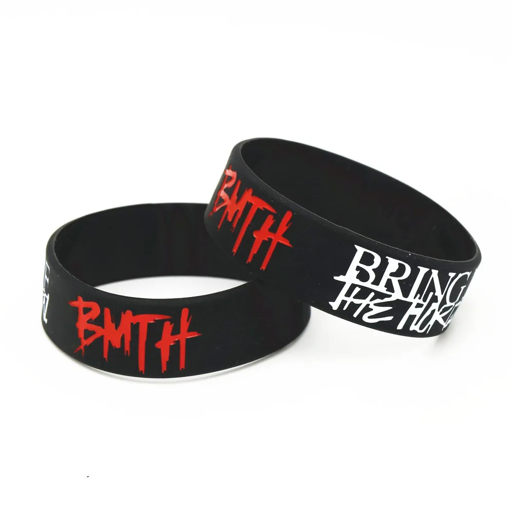 1PC Music Band Wide letters Silicone Bracelets&Bangles Death Metal Rock Music Silicone Wristband Fans Gifts SH211