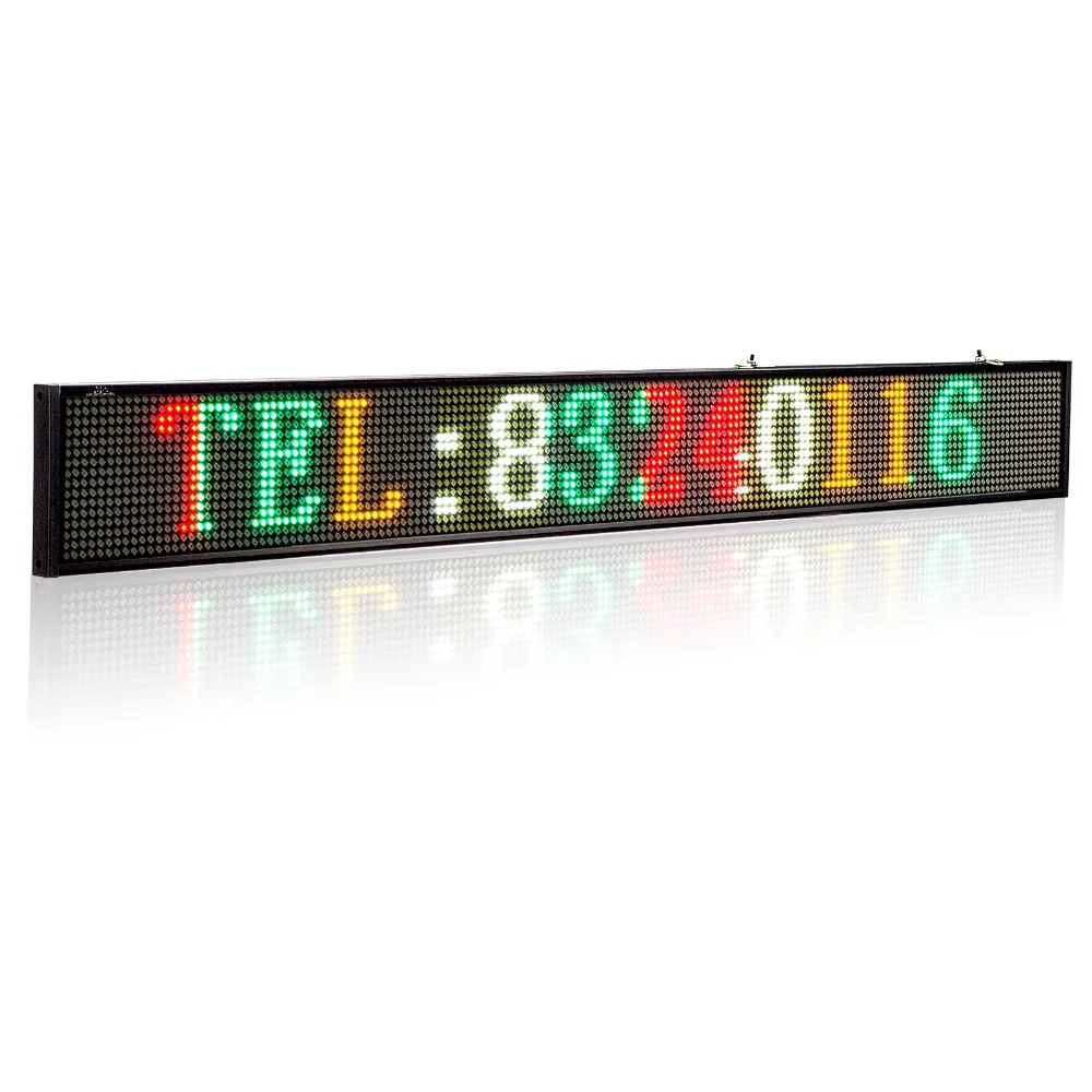 P5 16*160 SMD LED Signs 32" x 3.7" - Storefront Message Board, Programmable Scrolling Display -Perfect solution for advertising