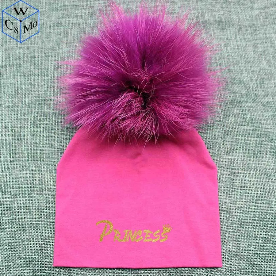 Family Clothes Top For Kids Baby Boys Girls Children Newborn Cotton Baby Beanie Hat With PomPom Infant Cap 0-3months Toddler Hat