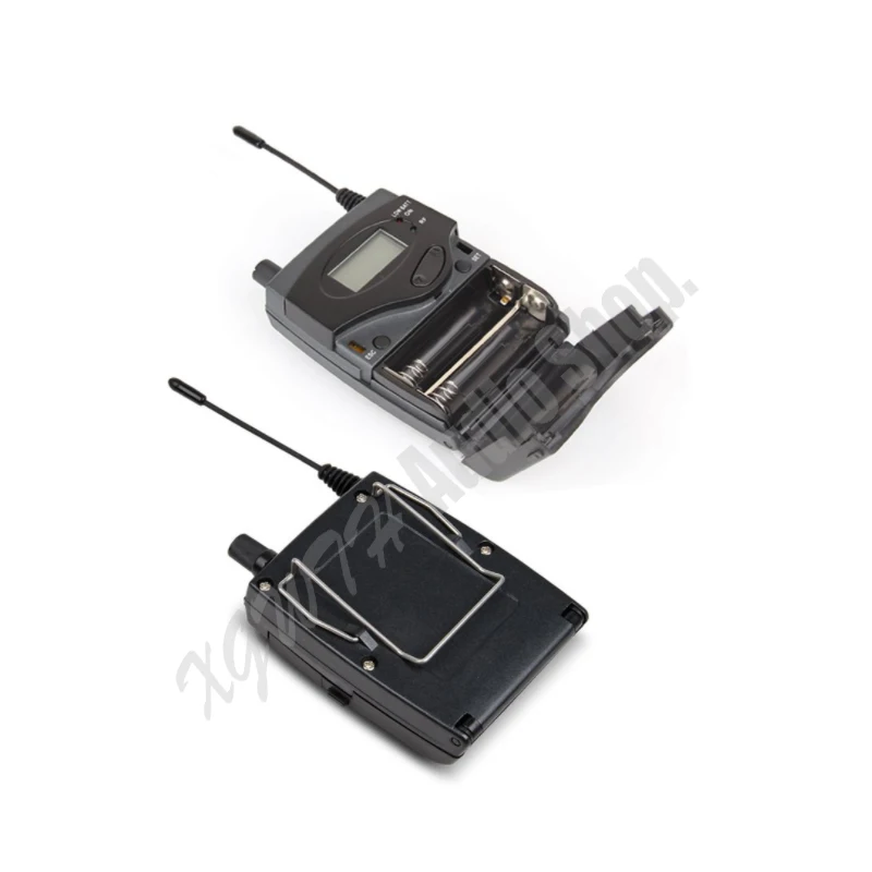 Одноканальная система ушных вкладышей, беспроводная, UHF, профессиональная система ушных вкладышей, USB и наушники белого цвета