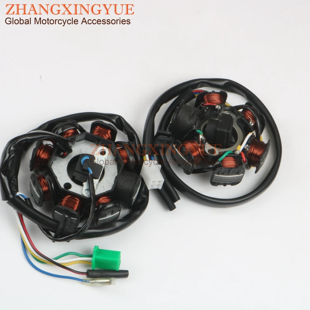 Scooter Ignition Stator 6-8 coils for QINGQI JINAN QM125T 125cc GY6 125 150cc 152QMI 157QMJ 4T