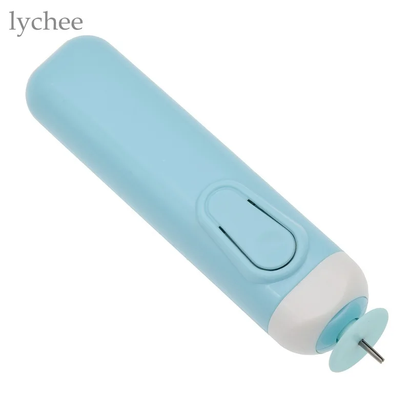 Lychee Life Electric Quilling Paper Pen Paper Craft Tool DIY Assorted Origami Scrapbooking Card Making Slotted Paper  Tool