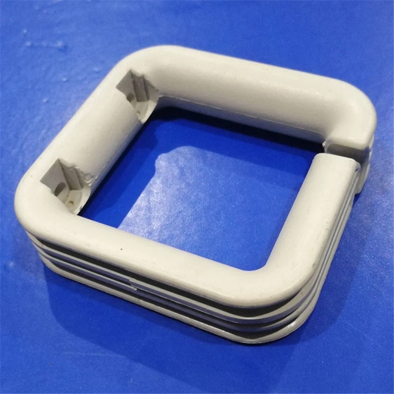 Кабельное кольцо квадратного типа из АБС-пластика для установки белого цвета, 70*67 мм для сетевого шкафа, продажа с завода, 50 шт.