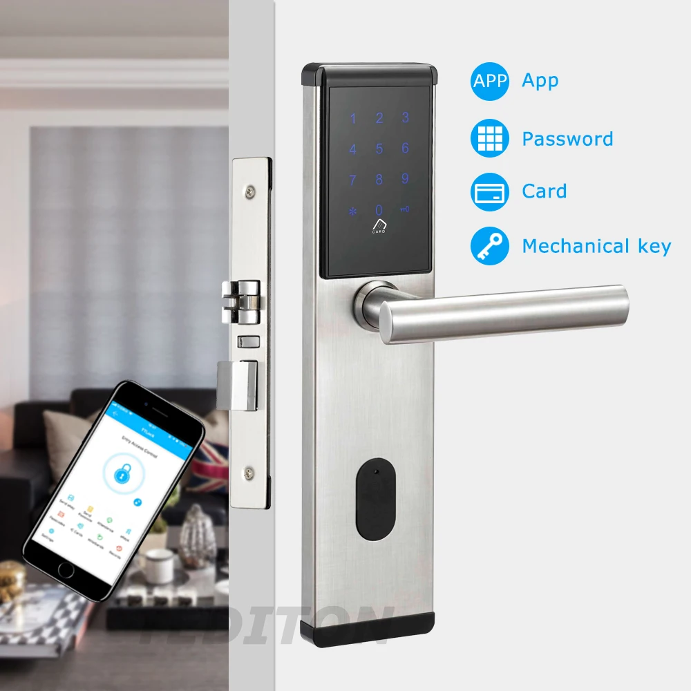 Elettronico Serratura Della Porta, di Smart Bluetooth Digitale APP Codice Tastiera Keyless Serratura Della Porta