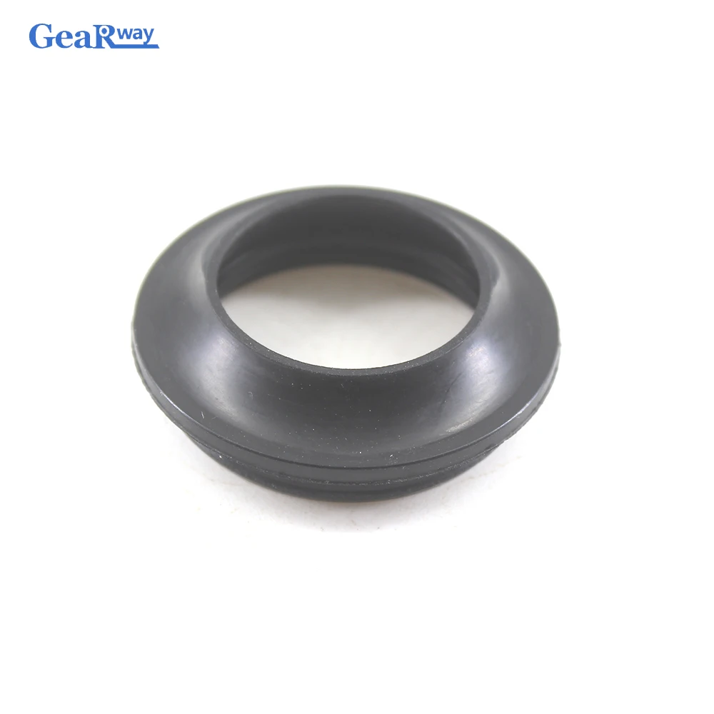 

2pcs Motorcycle Front Fork Dust Seal 32x44/37x50/41x54/43x55mm Black Rubber Shock Absorbing Oil Seal Dust Cover